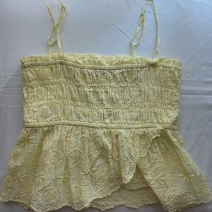 American Eagle Eyelet Top